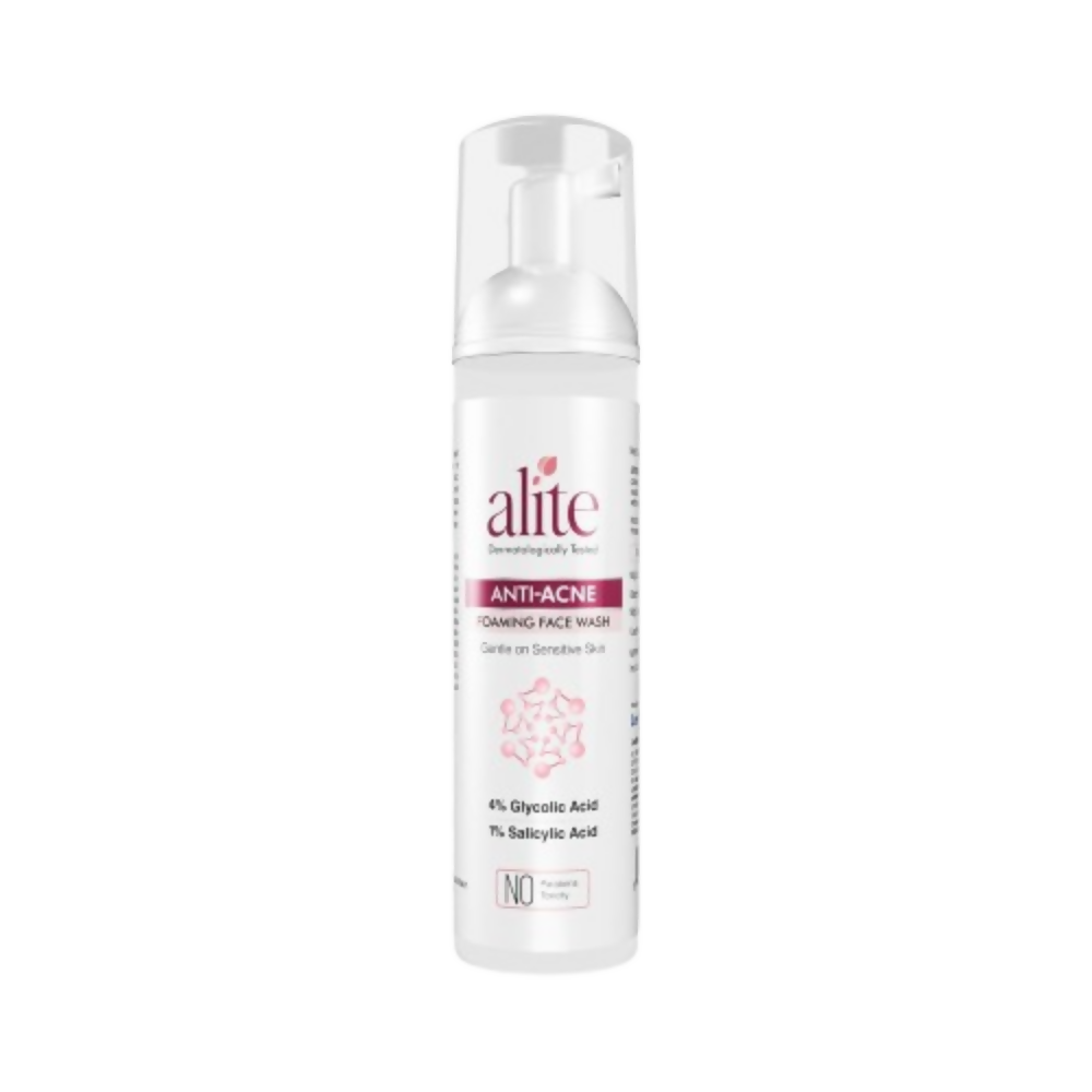 Alite Anti Acne 5-in-1 Foaming Face Wash with 4% Glycolic Acid & 1% Salicylic Acid - Distacart