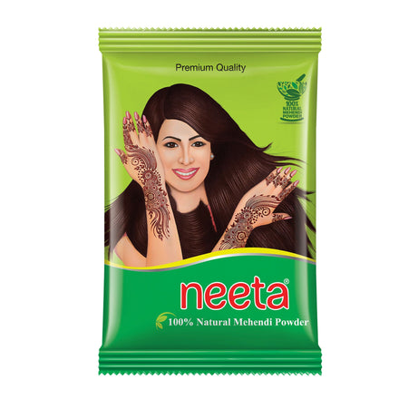 Neeta 100% Natural Mehendi Powder Premium Quality Pure Henna Powder-Brown