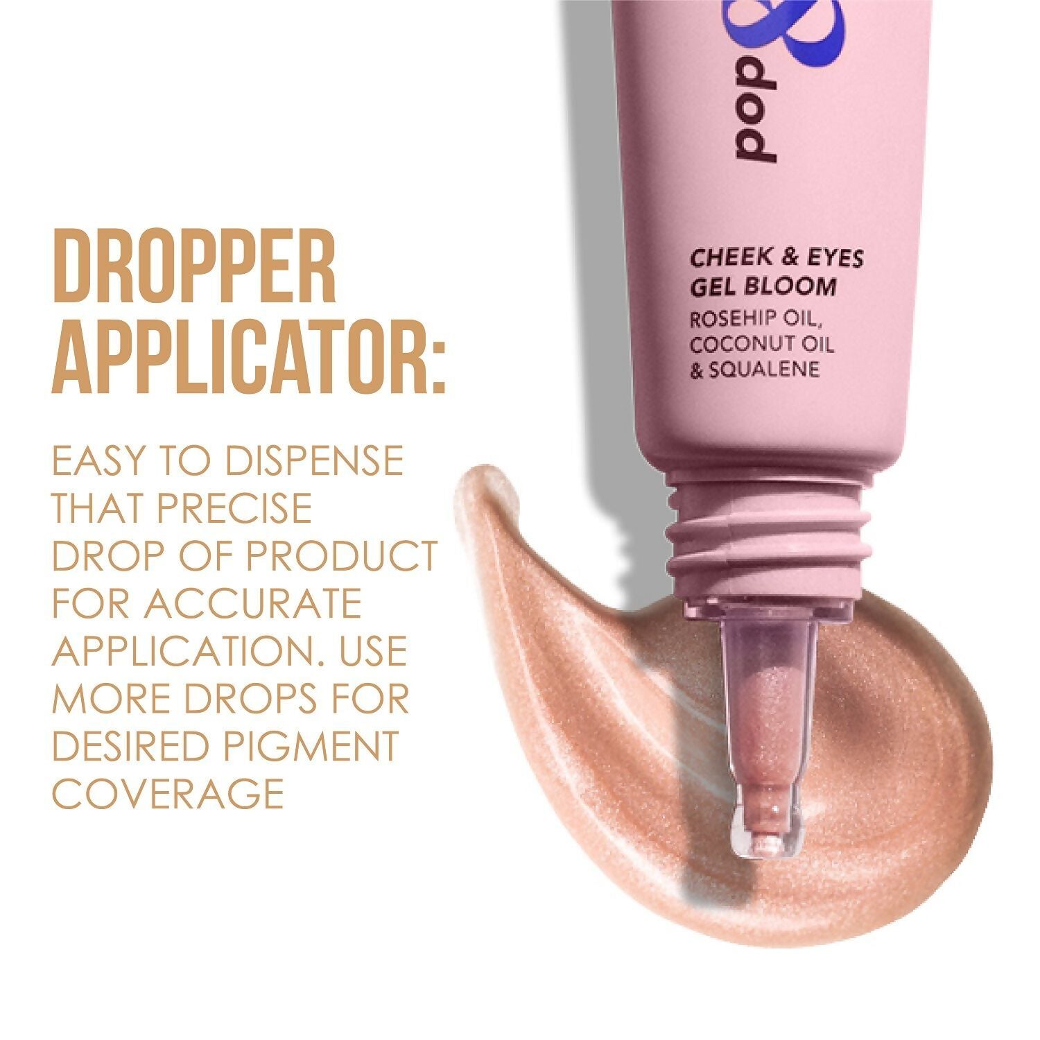 Blue Heaven Pop & Glow Cheek & Eye Gel Bloom Highlighter - Golden Hour - Distacart