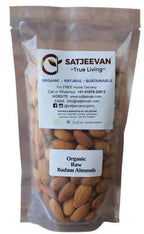 Satjeevan Organic Raw Badam Almonds - Distacart
