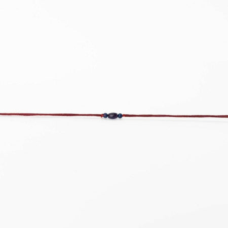 Indianvibez Bodh Rakhi For Courage Real Crystal Stone Rakhi With Authenticity Certificate