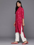 Ahalyaa Women's Traditional wear Kurta - Red