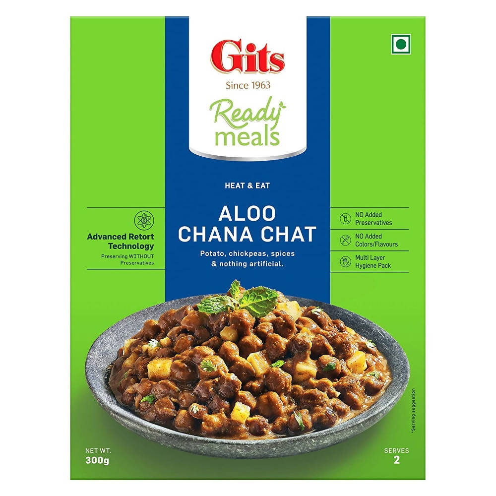 Gits Ready Meals Heat & Eat Aloo Chana Chat