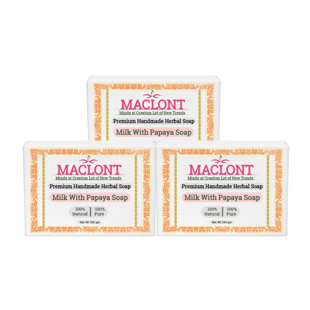 Maclont Milk With Papaya Soap