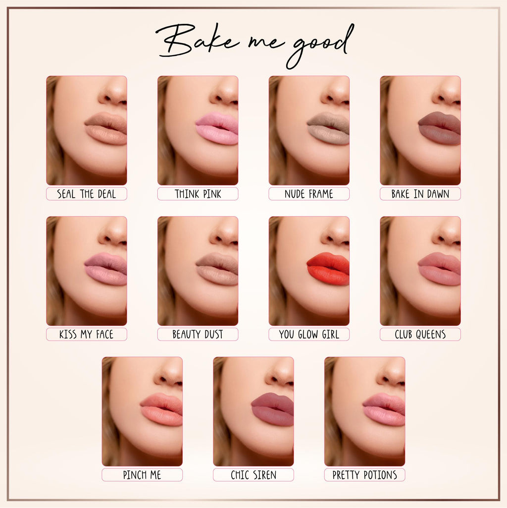 Baked Beauty Liquid Matte Lipstick Set (Set of 11)