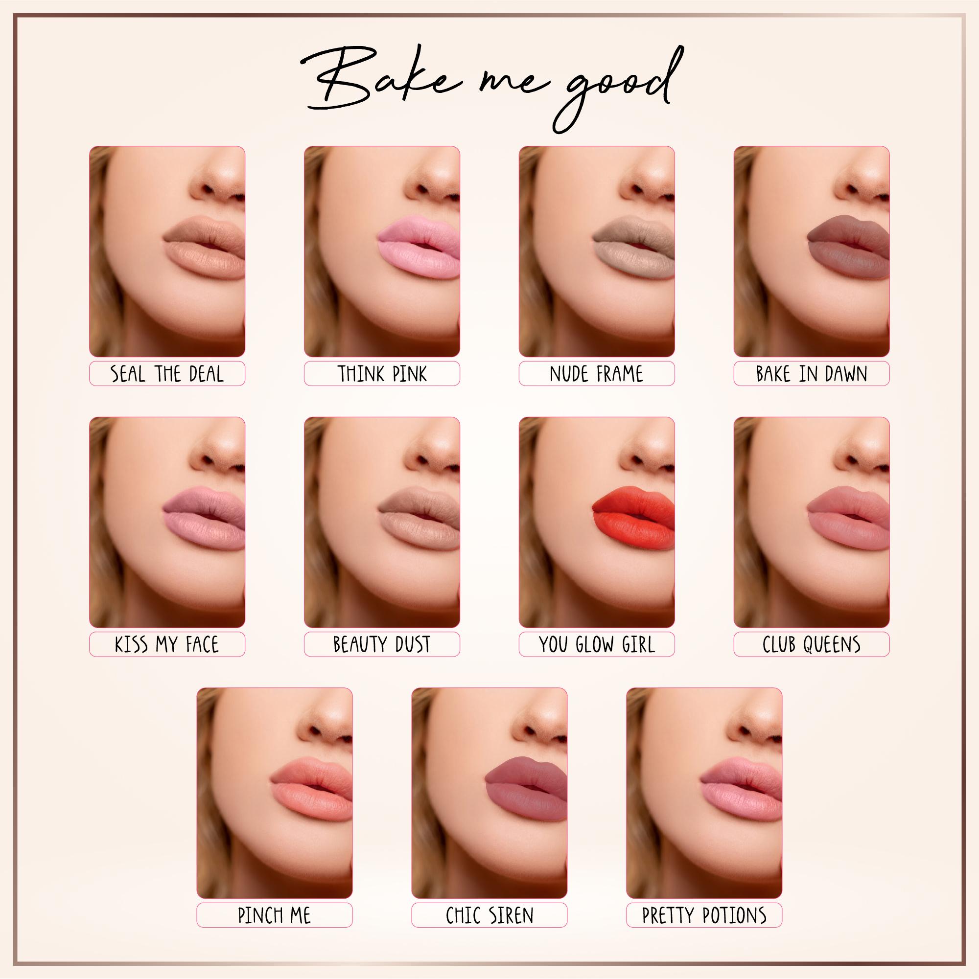 Baked Beauty Liquid Matte Lipstick Set (Set of 11)