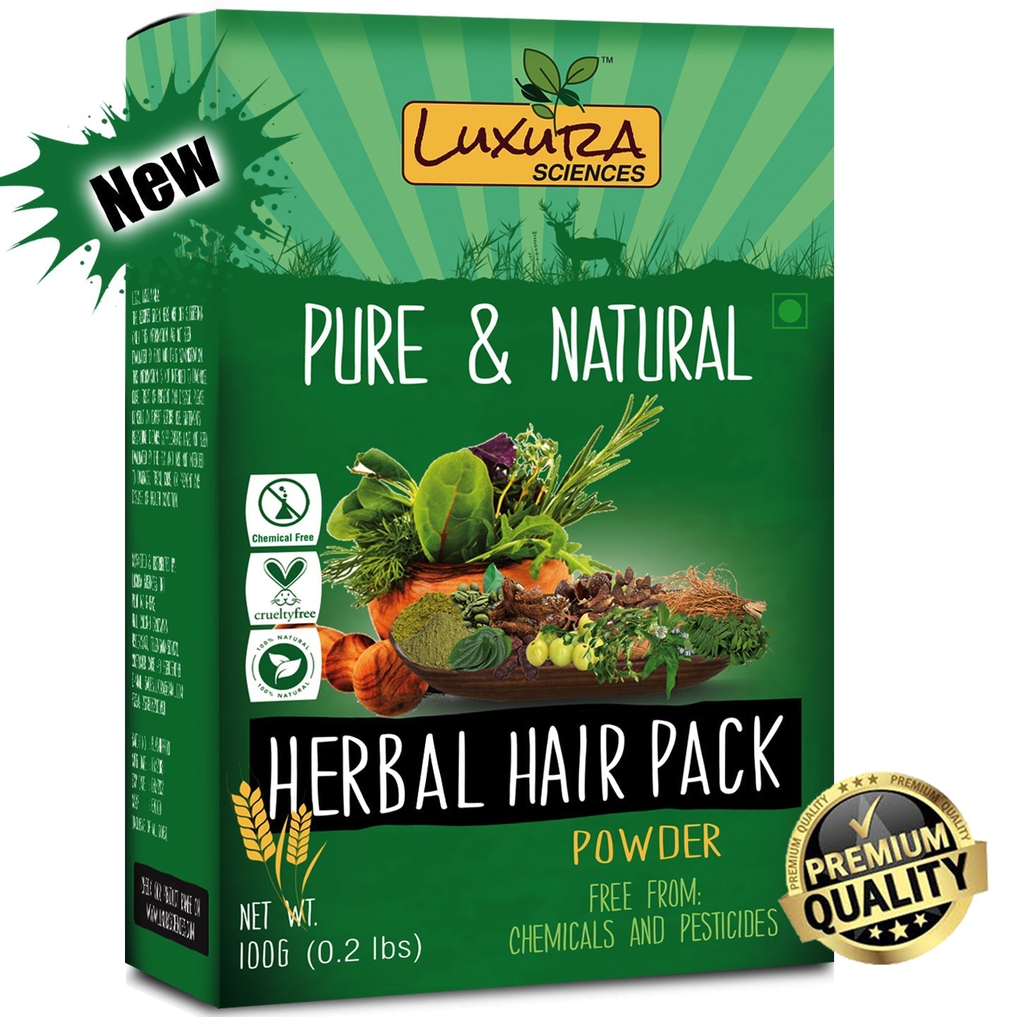 Luxura Sciences Natural Hair Pack For Dry Hair