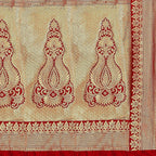 Vamika Red Banarasi Jacquard Weaving Saree - Distacart