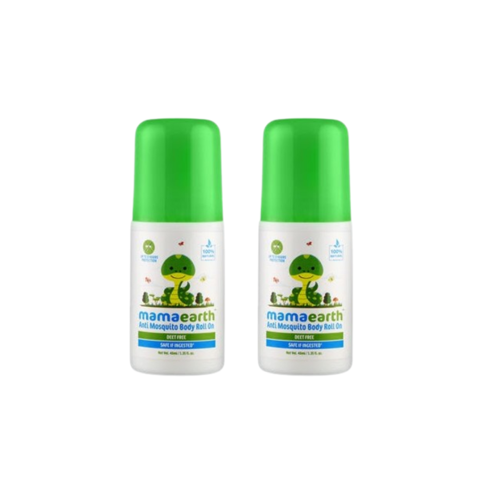 Mamaearth Natural Anti Mosquito Body Roll On For Kids with Citronella Eucalyptus & Lemongrass Oil - Distacart