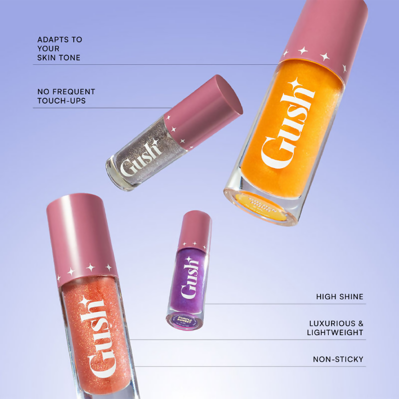 Gush Beauty H-Inched Transformative Glossy Lip Tint - Purple Sunset