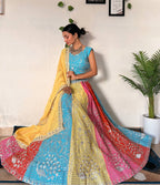 Lehenga Mart Designer Bollywood Style Wedding Wear Lehenga Choli - Multicolor