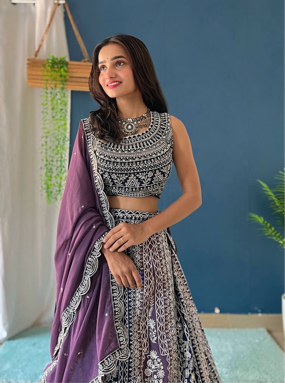 Lehenga Mart Glamorous Designer Lehenga Choli for Bridal and Bridesmaids Wedding Wear Choli