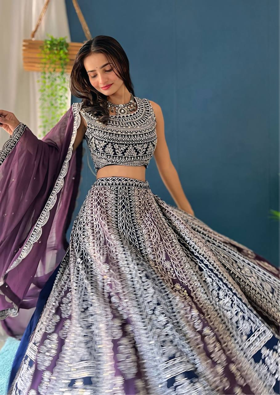 Lehenga Mart Glamorous Designer Lehenga Choli for Bridal and Bridesmaids Wedding Wear Choli