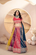 Lehenga Mart Glamorous Designer Lehenga Choli for Bridal and Bridesmaids Wedding Wear Choli