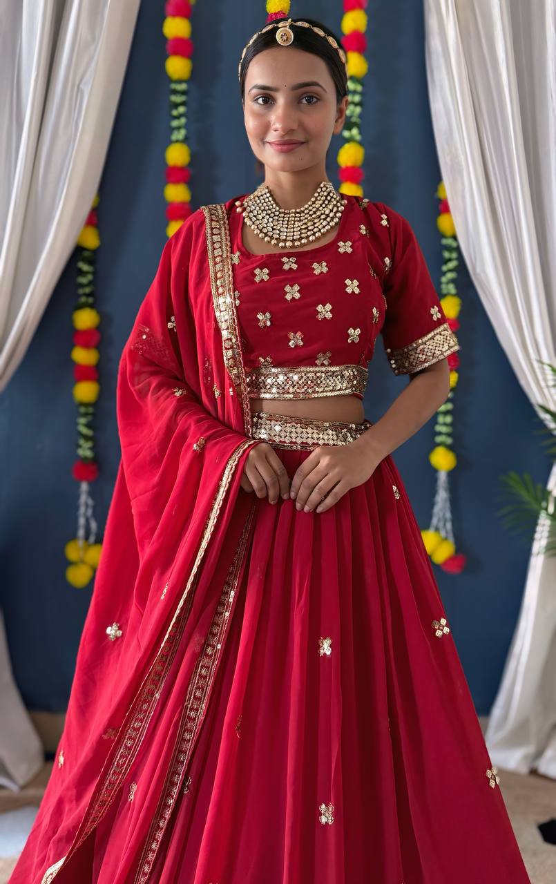 Lehenga Mart Glamorous Designer Lehenga Choli for Bridal and Bridesmaids Wedding Wear Choli