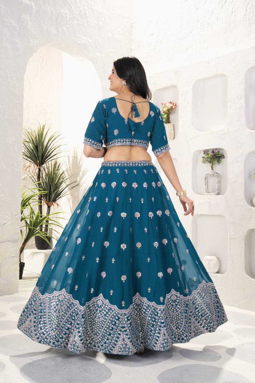 Lehenga Mart Glamorous Designer Lehenga Choli for Bridal and Bridesmaids Wedding Wear Choli