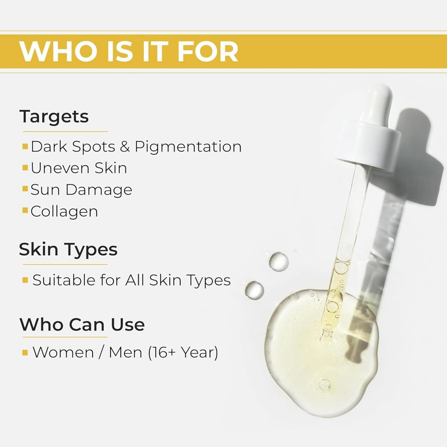 Proskire 10% Advance Vitamin C Serum With Ferulic Acid, Mandarin Orange Ext For Dark Spots Pigmentation & Glowing Face