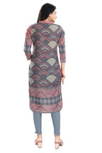 Snehal Creations Cherished Coral Digital Print Masleen Long Kurti Tunic - Distacart