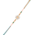 trueBrowns X Voylla Men's Pastel Designer American Diamond Beaded Thread Rakhi For Brother - Distacart