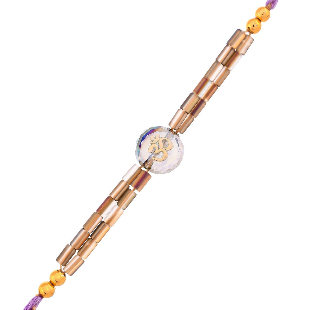 trueBrowns X Voylla Men's Bejewelled Beaded Thread Rakhi For Brother - Distacart