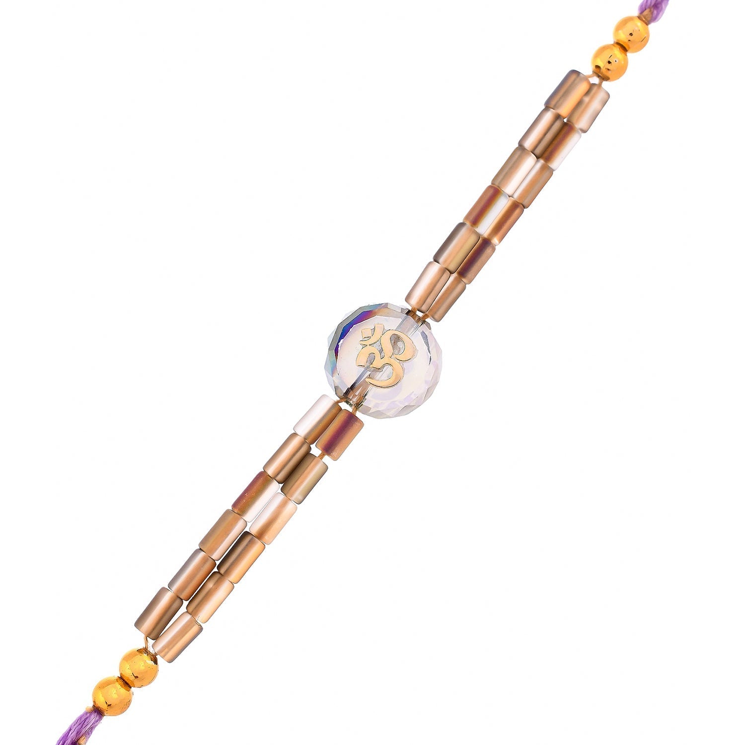 trueBrowns X Voylla Men's Bejewelled Beaded Thread Rakhi For Brother - Distacart