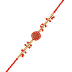 trueBrowns X Voylla Men's Red Enamelled White Pearls Thread Rakhi For Brother - Distacart