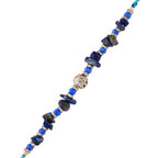trueBrowns X Voylla Blue Beads Bohemian Motif Thread Rakhi For Brother - Distacart