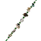 trueBrowns X Voylla Green Beads Bohemian Motif Thread Rakhi For Brother - Distacart