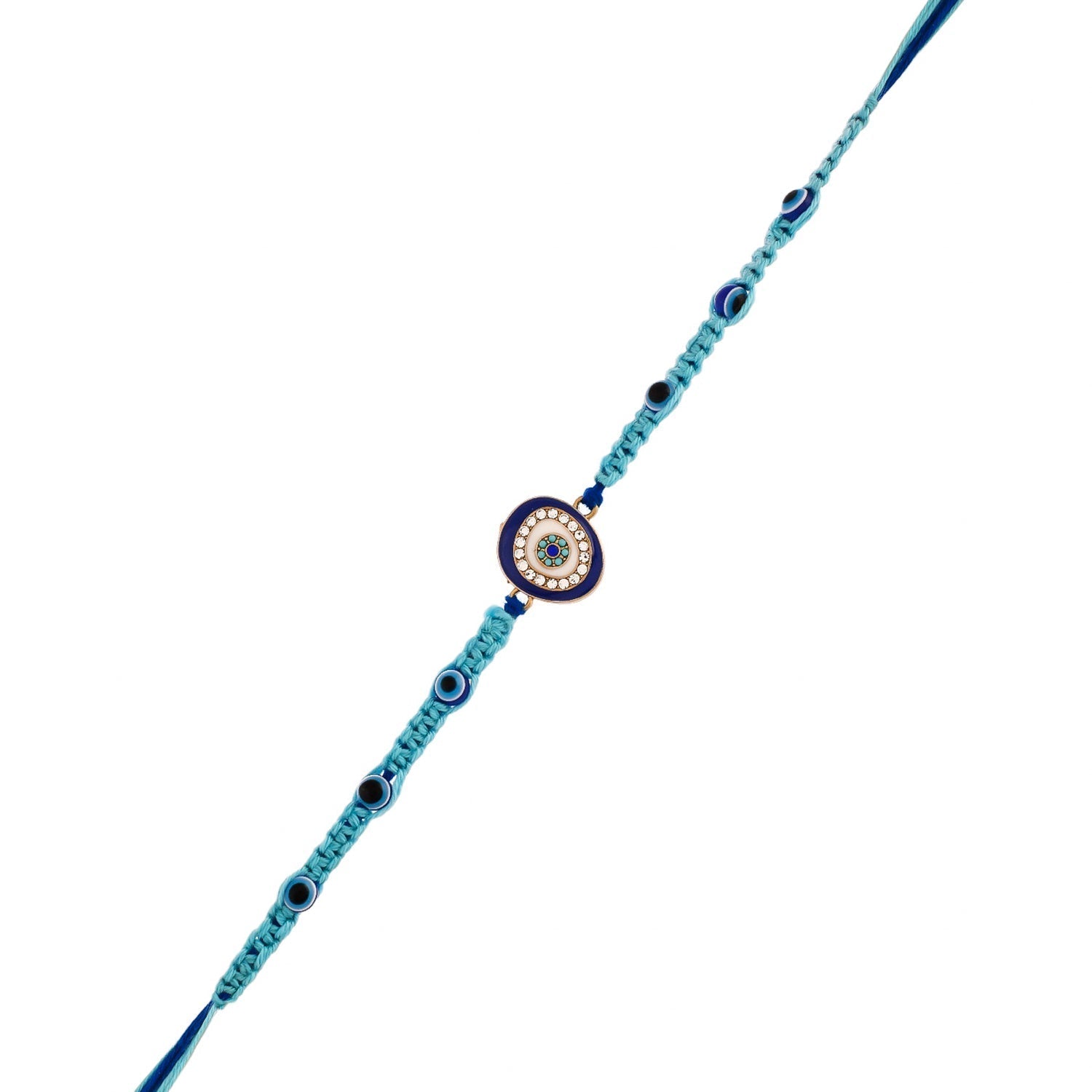 trueBrowns X Voylla Evil Eye Men's Thread Rakhi For Brother - Distacart