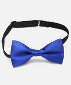 Manet Boys Solid Single Layer Bow - Bright Blue