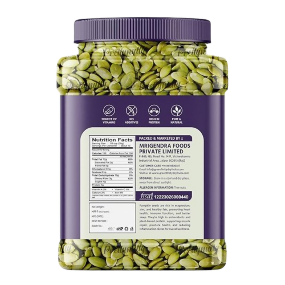 Pretty Nutty Raw Pumpkin Seeds - Distacart
