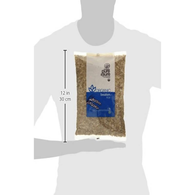 Pure & Sure Organic Red Beaten Rice