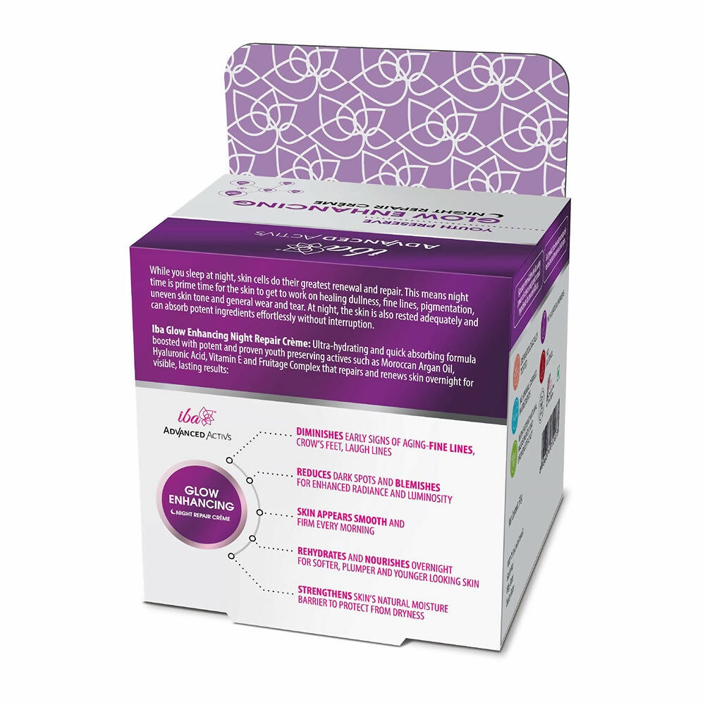 Iba Advanced Activs Youth Preserve Glow Enhancing Night Repair Cr?me