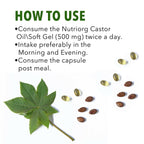 Nutriorg Castor Oil Soft Gel Capsules - Distacart