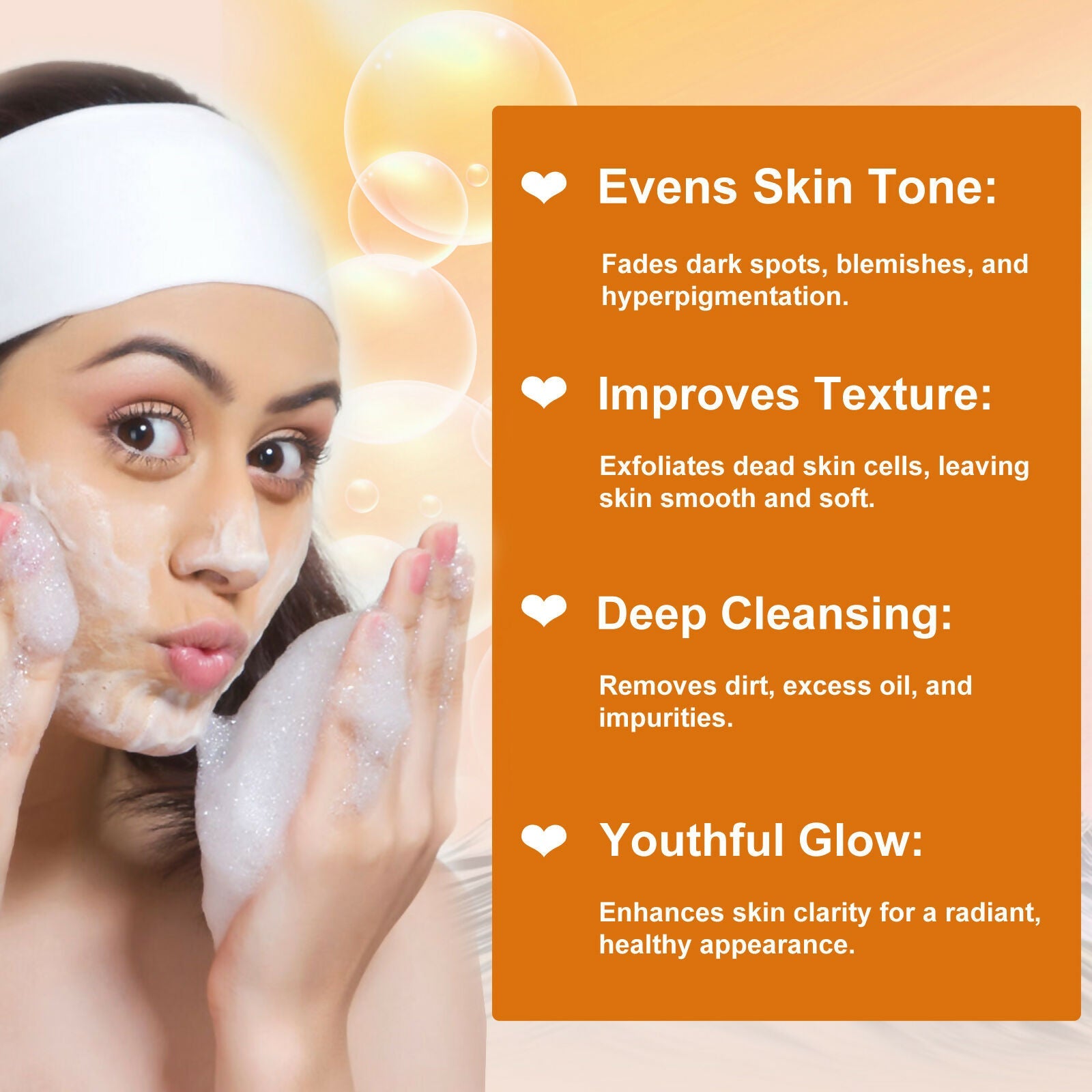 Globus Naturals Glutathione Skin Lightening Soap Enriched with Kojic Acid & Vitamin C, E, Reduces Dark Spots, Wrinkles & Fine Lines - Distacart