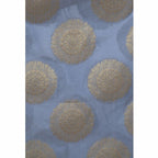 A R Silk Women's Zari Embroidery Vanarsi Silk Gray Dupattas and Chunnis