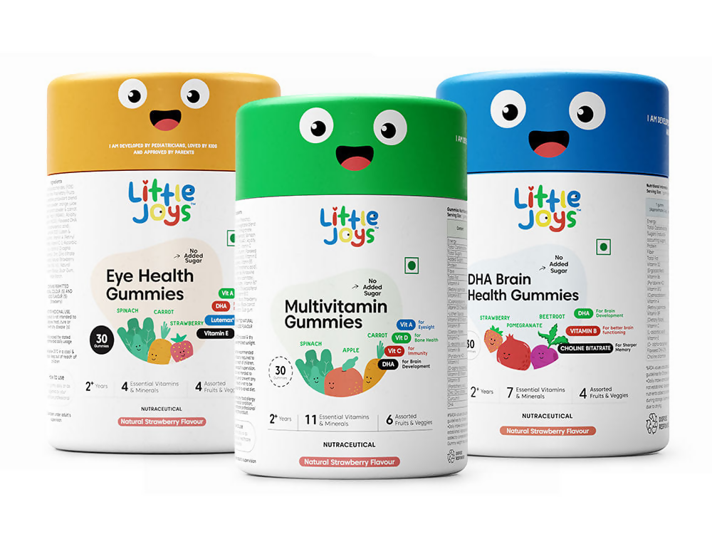 Little Joys Multivitamin, Eye & Brain Health Gummies - Distacart