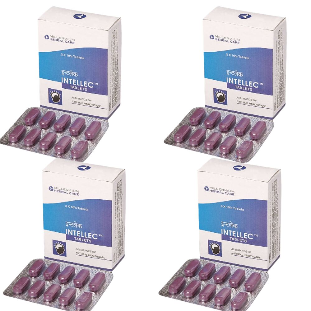Millennium Herbal Intellec Tablets - Distacart