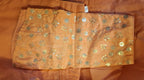 Kia Fashions Orange Twin Tone Golden All Over Sequins Readymade Blouse - Distacart