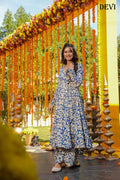 Aayaa Designer Printed Full Flared Suit - Distacart