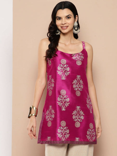 Ahalyaa Women's Traditional wear Tunic - Royal Pink