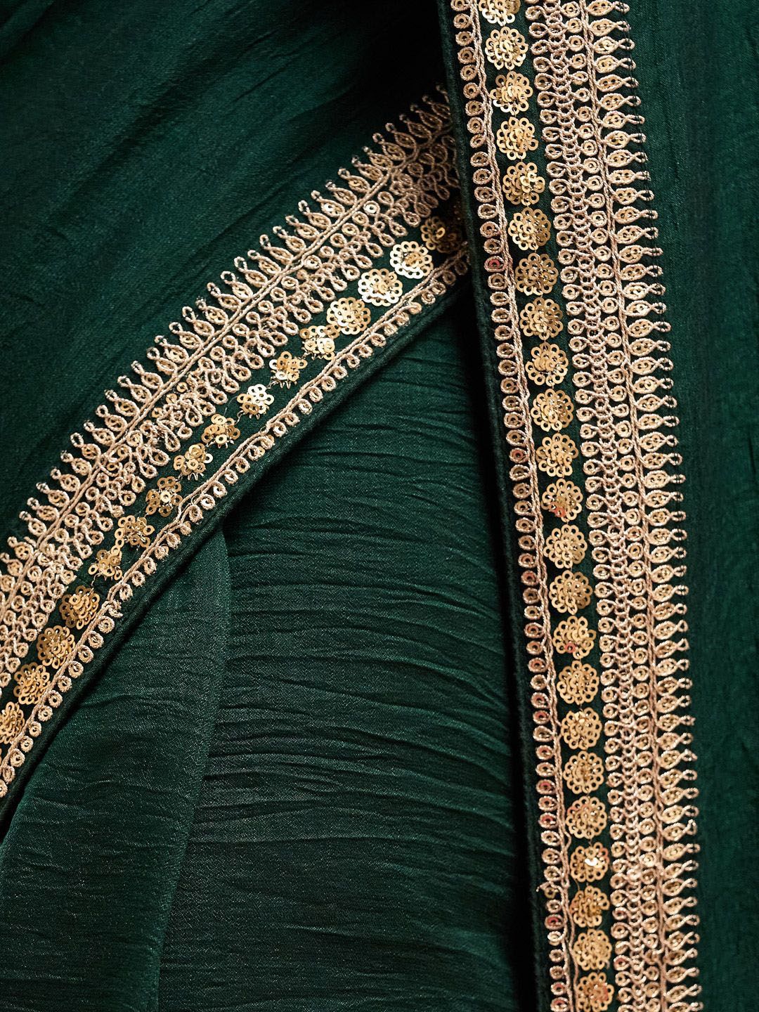kasee Solid Embroidered Pure Silk Saree - Distacart
