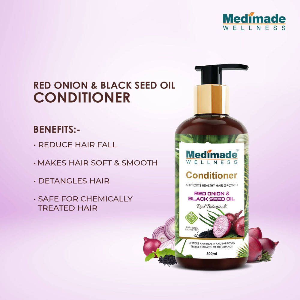Medimade Wellness Red Onion and Black Seed Hair Conditioner