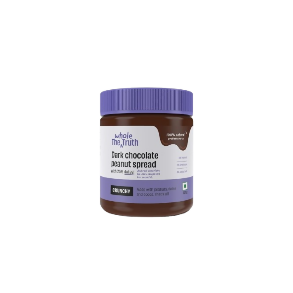 The Whole Truth Dark Chocolate Peanut Butter - Crunchy - Distacart