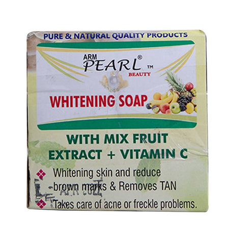 ARM Pearl Beauty Whitening Soap with Mix fruit extract + Vitamin C