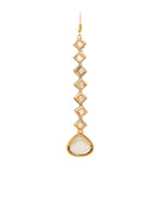 Ruby Raang Gold Heavy Kundan Maang Tikka - Distacart