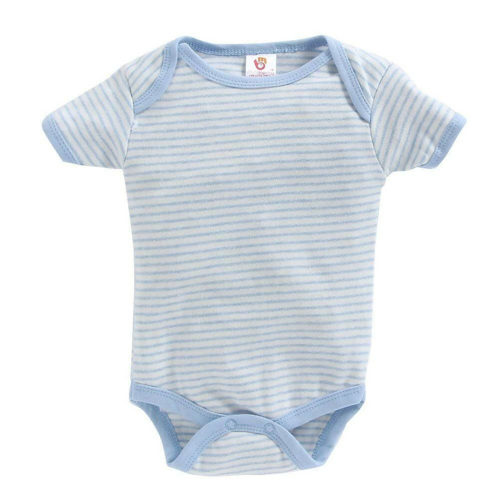 EIO New Born Baby Rompers Body Suits Jump Suit For Boys And Girls - Blue