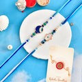 trueBrowns X Voylla Pack Of 2 Evil Eye Hamsa Charms Men's Rakhis - Distacart