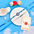 trueBrowns X Voylla Pack Of 2 Evil Eye Charms Men's Rakhis - Distacart