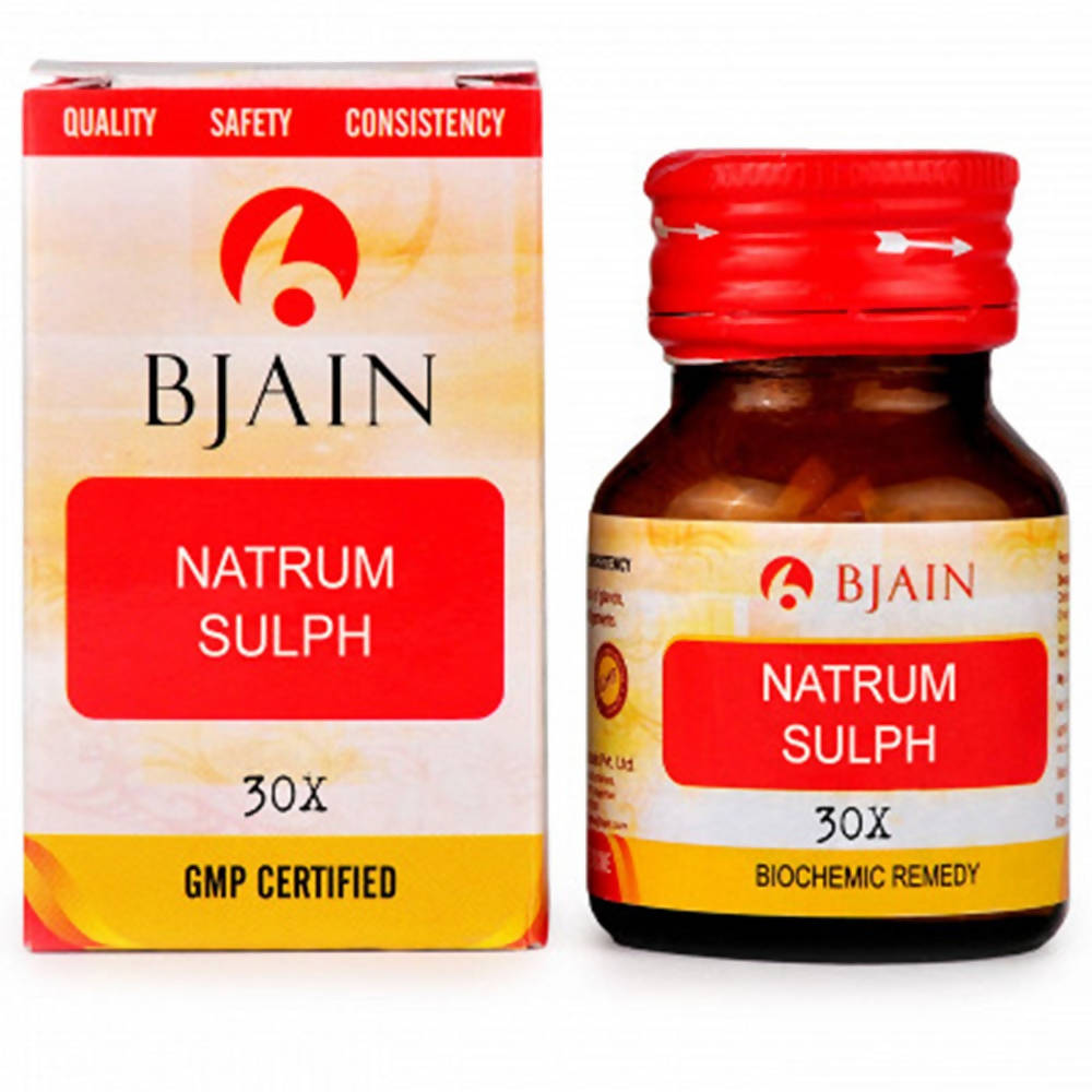 Bjain Homeopathy Natrum sulphuricum Biochemic Tablet - Distacart